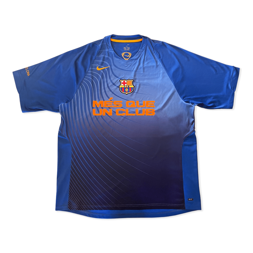 Image of Barcelona 2007 training shirt reworked