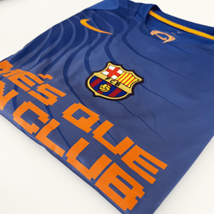 Image of Barcelona 2007 training shirt reworked