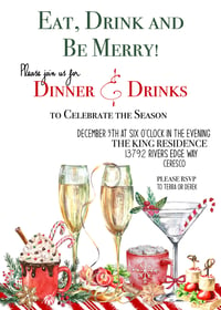 Image 1 of Holiday Party Invitations & Christmas Card
