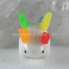 White "Kawaii" Colorful Stegosaurus
