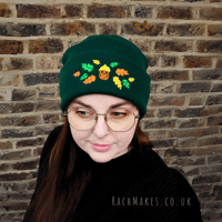 Image 2 of Acorn Baby Beanie Hat 