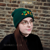 Image 1 of Acorn Baby Beanie Hat 