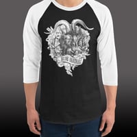 Image 4 of Black Phillip "Become Ungovernable" Baseball Raglan