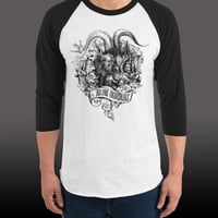 Image 3 of Black Phillip "Become Ungovernable" Baseball Raglan