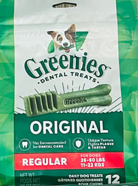 Greenies Original Dental Treats- Regular(25-50lbs)