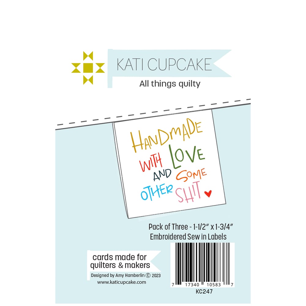 Image of Handmade with Love and Some….(Sewing Label Pack)