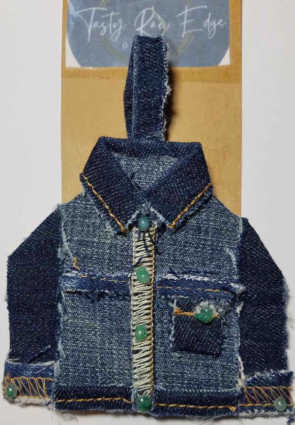 Image of Tasty Raw Edge Denim “Single Two” Lil Denim Jacket 