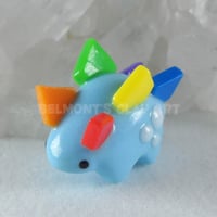 Image 1 of Blue "kawaii" Colorful Stegosaurus