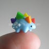 Blue "kawaii" Colorful Stegosaurus