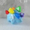 Blue "kawaii" Colorful Stegosaurus