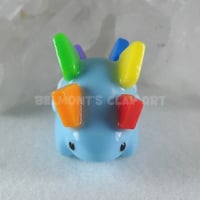 Image 4 of Blue "kawaii" Colorful Stegosaurus