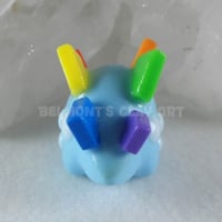 Image 5 of Blue "kawaii" Colorful Stegosaurus