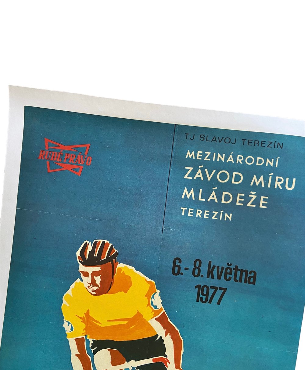 1977 - Original Peace Race poster by Vil. Cihelka