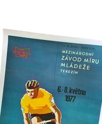 Image 2 of 1977 - Original Youth Peace Race poster by Vil. Cihelka
