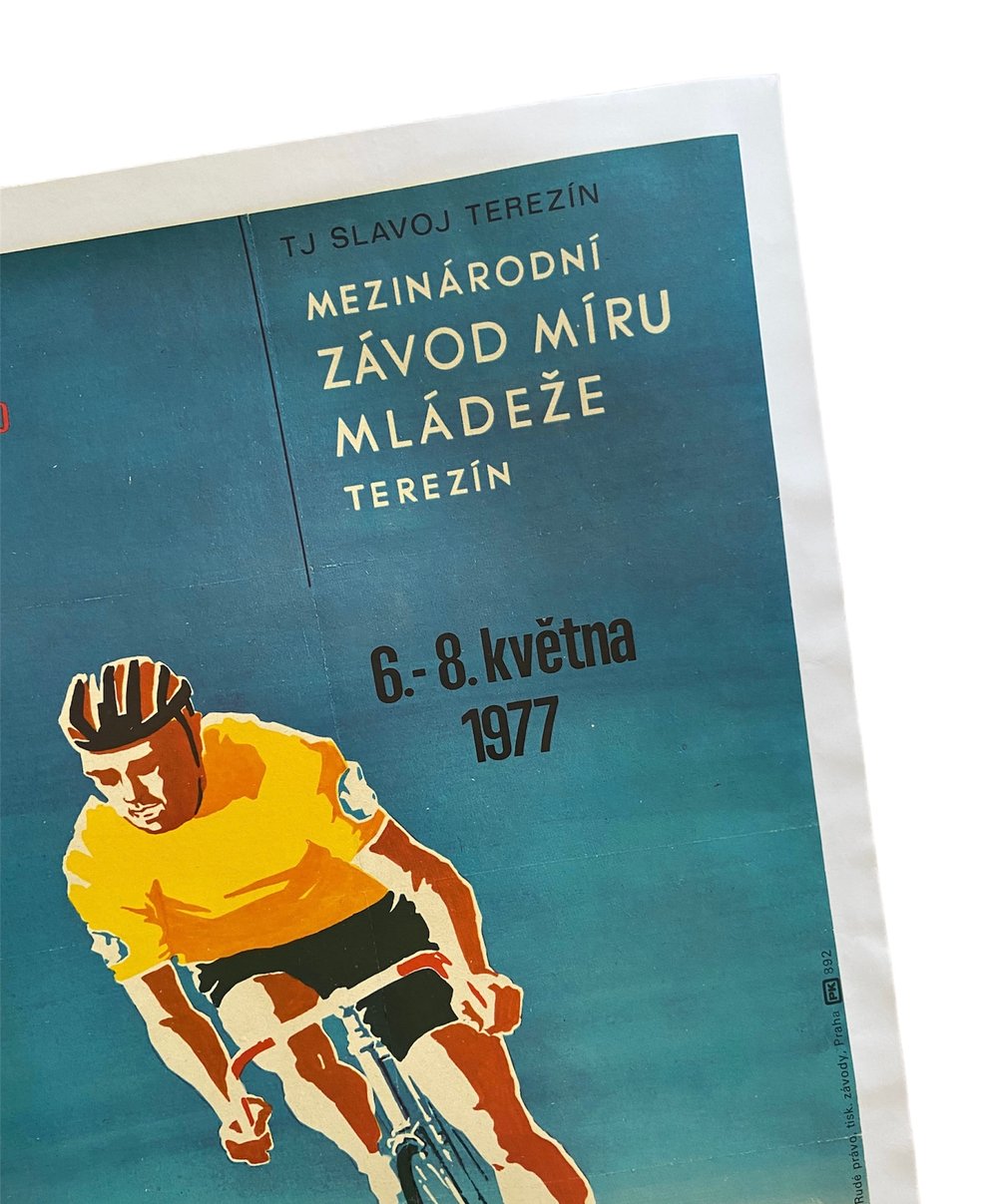 1977 - Original Peace Race poster by Vil. Cihelka