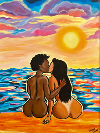 Beach Lovers Print