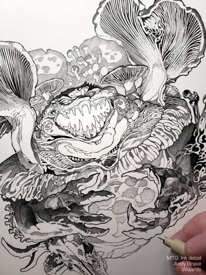 Image of *NEW* Mycotyrant PLAYMAT- Magic (signed) <font color="red">SOLD OUT</font>