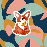 Image 1 of Sticker Corgi Ravioli