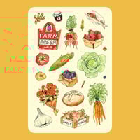Vinyl Sticker Set: Farm Fresh