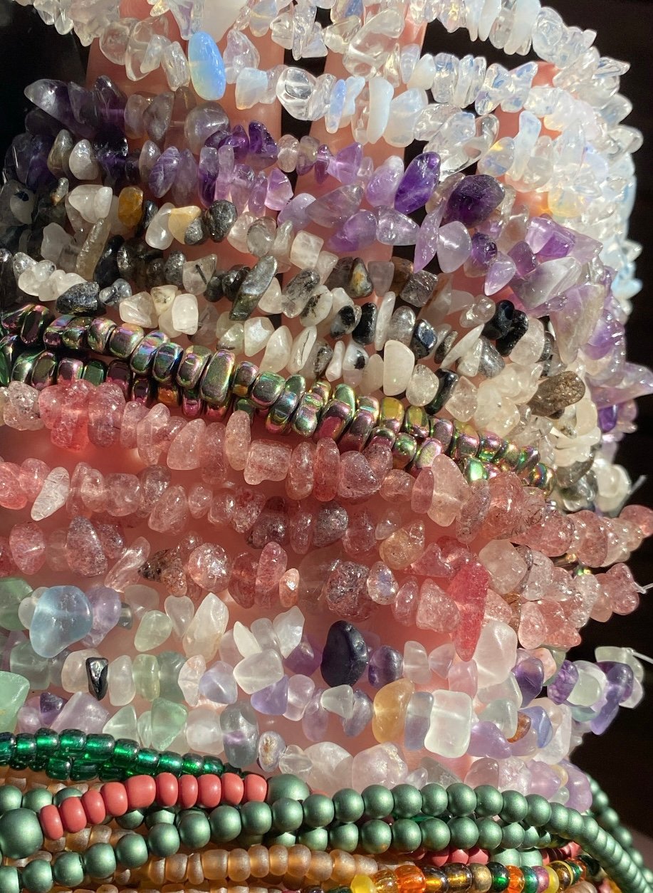 CUSTOM Crystal Sprout Clips