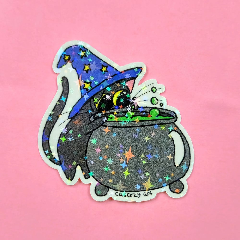 Image of Cauldron Kitty Sticker