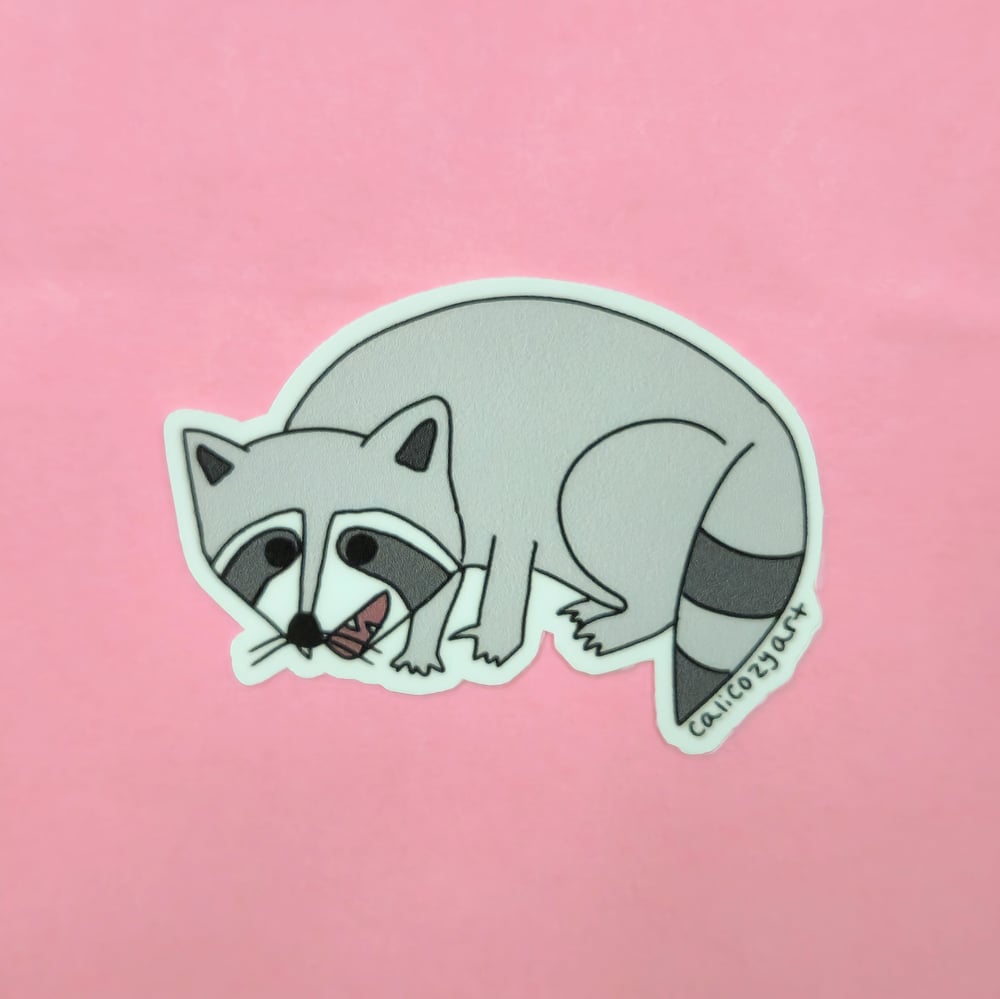 Image of Racoon sticker