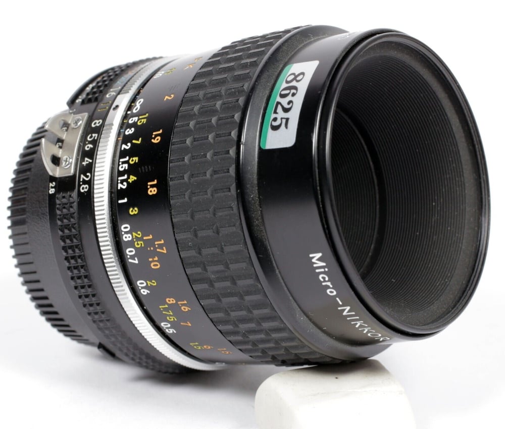 Image of Nikon Micro NIKKOR AI 55mm F2.8 lens (full frame MACRO) #8625
