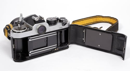 Image of Nikon FE2 35mm SLR Film Camera with MC MIR 24H 35mm F2 Soviet lens + strap #8624