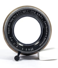 Image 5 of Busch Bis Telar Series II G. Rathenow 270mm F7 lens brass vintage + flange #8824