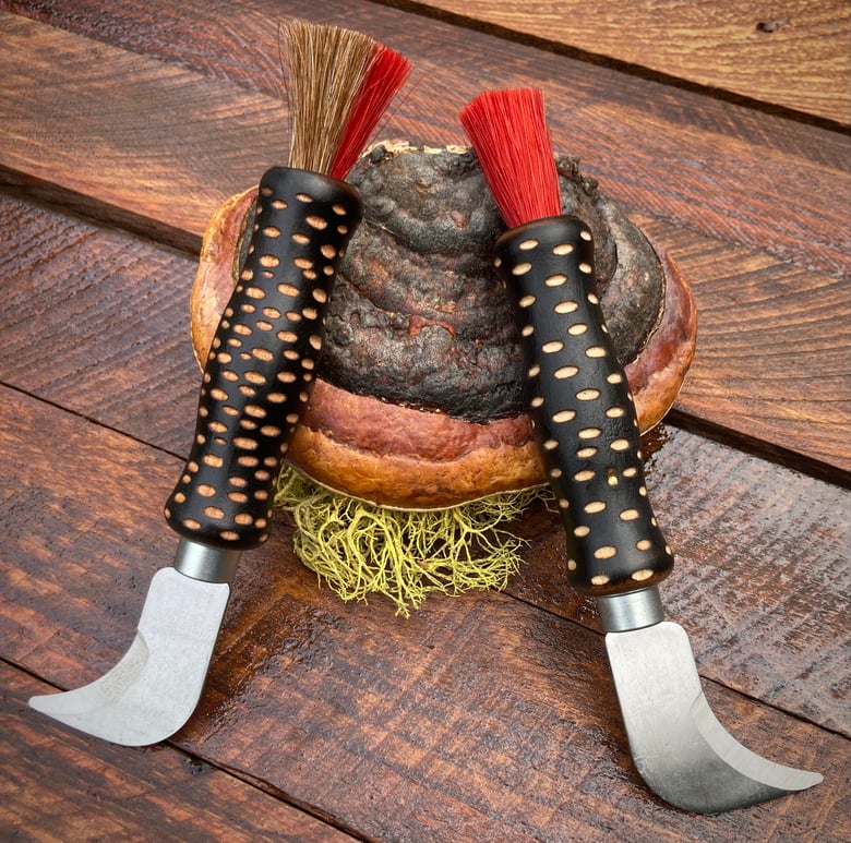 Image of Mushroom Knife (Wood Pecker Motif)