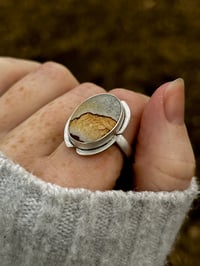 Image 2 of Chicken track jasper ring (size 7.5)