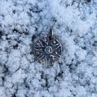 Image 2 of Made to order Medieval star and anchor token pendant