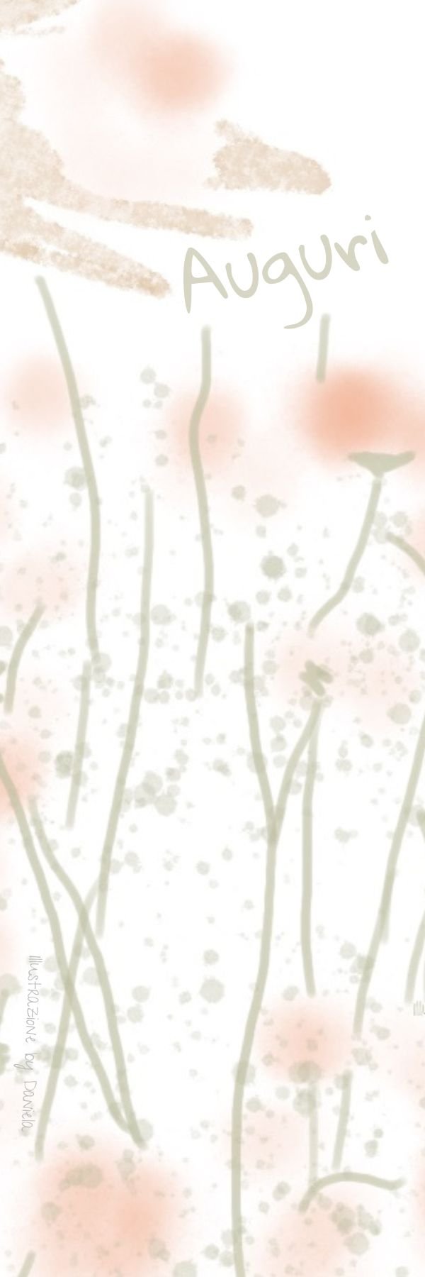 Image of Segnalibro con Disegni-ni digitali ( parte 3 - FIORI) 