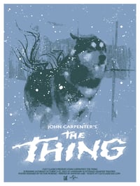 Image 2 of THE THING - 18 X 24 LIMITED EDITION SCREENPRINTED POSTER