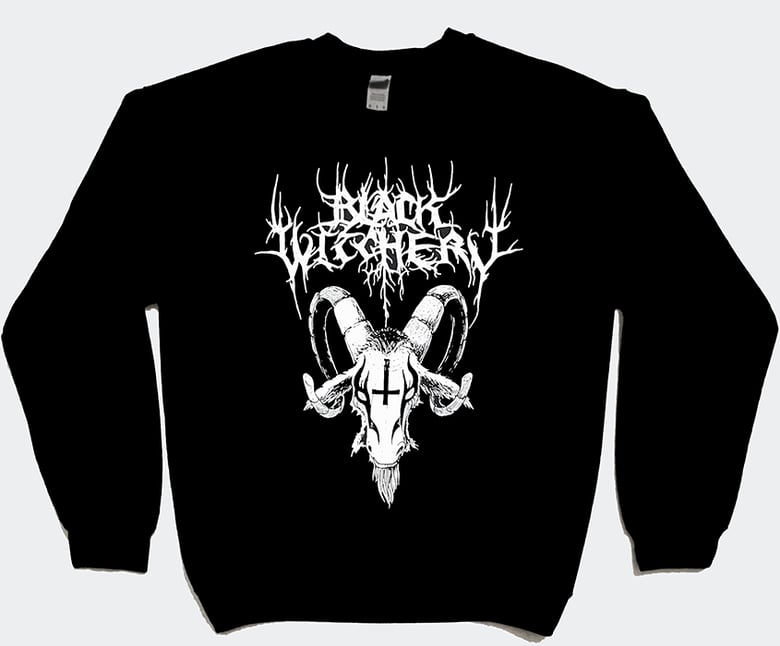 Image of Black Witchery  " Goat "  Sweatshirt   Fleece Men's  Pullover Sweatshirt 