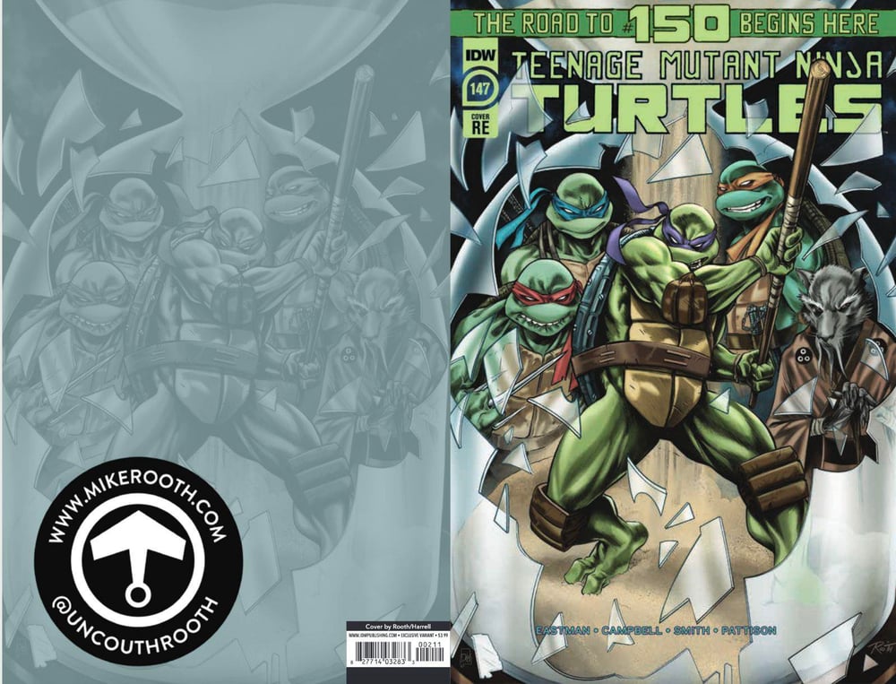 Image of TMNT #147 Rooth/Harrell Exclusive! 