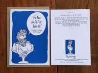 Image 3 of Neptune/Poseidon - 'Happy Happy Birthday!' Greeting Card - Story on Back