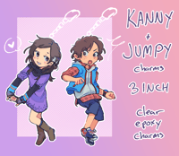 Image 1 of Kanny and Jumpy Charms