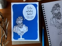 Image 1 of Neptune/Poseidon - 'Happy Happy Birthday!' Greeting Card - Story on Back