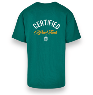 Image of GREEN/GOLD CERTIFIED HEAVY OVERSIZED TEE