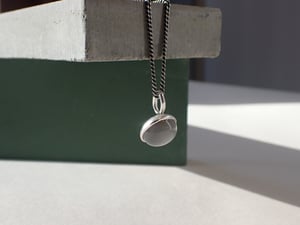 Grey Moonstone Orb Necklace