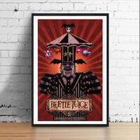 Image 1 of Beetlejuice  - 11 x 17 Limited Edition Giclee Carousel Poster Print