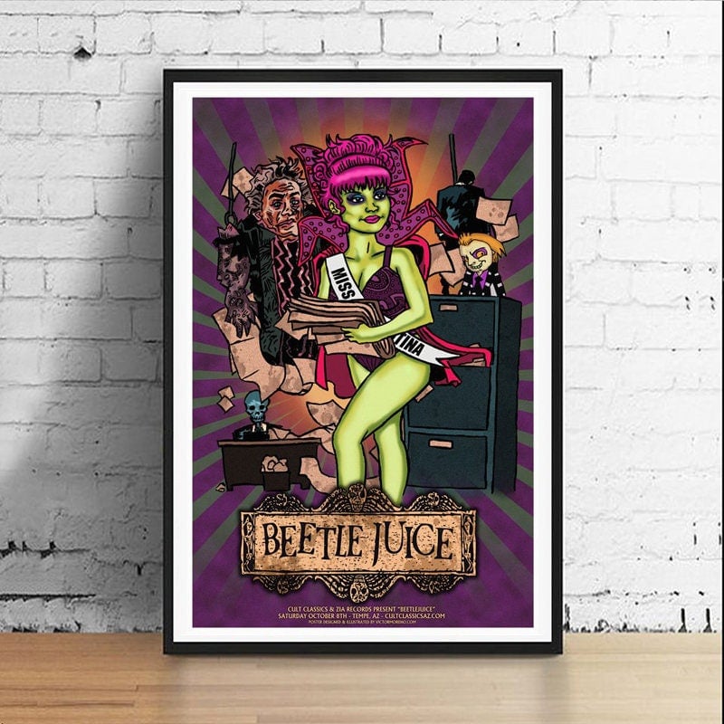 Beetlejuice - Miss Argentina - 11 x 17 Limited Edition Giclee Poster Print
