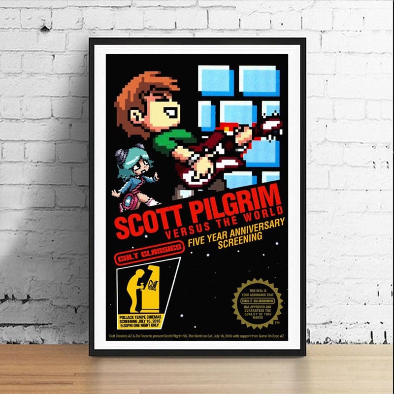 Scott Pilgrim v. The World  - 11 x 17 Limited Edition Giclee Poster Print