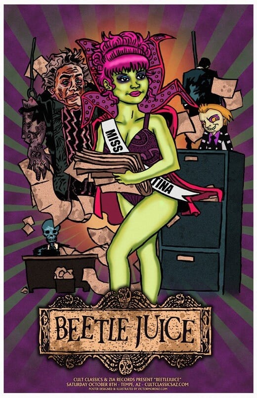 Beetlejuice - Miss Argentina - 11 x 17 Limited Edition Giclee Poster Print