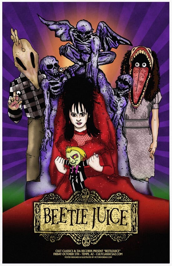 Beetlejuice - Lydia - 11 x 17 Limited Edition Giclee Poster Print