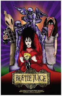 Image 2 of Beetlejuice - Lydia - 11 x 17 Limited Edition Giclee Poster Print