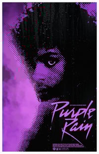 Image 2 of Purple Rain - 11 x 17 Limited Edition Giclee Poster Print