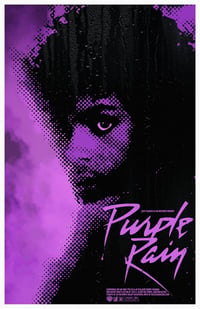 Image 2 of Purple Rain - 11 x 17 Limited Edition Giclee Poster Print