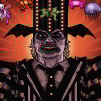 Image 3 of Beetlejuice  - 11 x 17 Limited Edition Giclee Carousel Poster Print